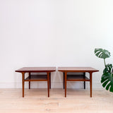 Pair of Drexel Walnut End Tables