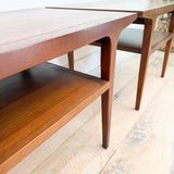 Pair of Drexel Walnut End Tables
