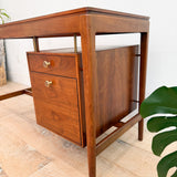 Mid Century Drexel Walnut Desk