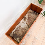 Mid Century Teak Planter w/ Box Joinery