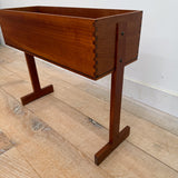 Mid Century Teak Planter w/ Box Joinery