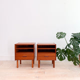 Pair of Norwegian Teak Nightstands