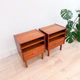 Pair of Norwegian Teak Nightstands