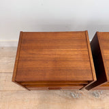 Pair of Norwegian Teak Nightstands