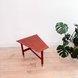 Mid Century Triangle End Table