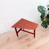 Mid Century Triangle End Table