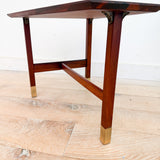 Mid Century Triangle End Table