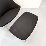 Oyster Lounge Chair + Ottoman by Pierre Paulin