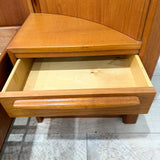 Danish Teak Queen Platform Bed by Bernhard Pedersen & Son