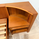 Danish Teak Queen Platform Bed by Bernhard Pedersen & Son