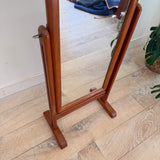 Mid Century Standing Teak Mirror
