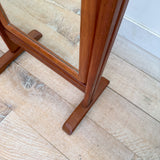 Mid Century Standing Teak Mirror