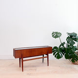 Danish Teak Planter w/ Sculpted Legs