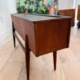 Danish Teak Planter w/ Sculpted Legs