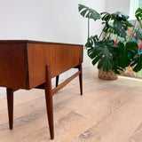 Danish Teak Planter w/ Sculpted Legs