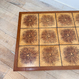 Teak Tile Top Coffee Table