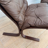 Pair of Westnofa Leather Lounge Chairs