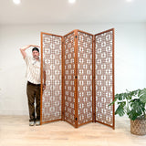 Extra Tall Teak Room Divider
