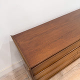 Mid Century Low 6 Drawer Dresser