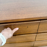 Mid Century Low 6 Drawer Dresser