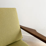 Pair Lounge Chairs - New Light Green Upholstery