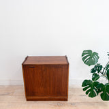 Lane Walnut Record Storage Cabinet
