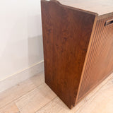Lane Walnut Record Storage Cabinet