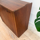 Lane Walnut Record Storage Cabinet