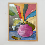 Out on a leaf Original painting LG8 Framed