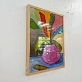 Out on a leaf Original painting LG8 Framed
