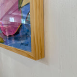 Out on a leaf Original painting LG8 Framed