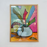 Out on a Leaf Original painting LG7 Framed
