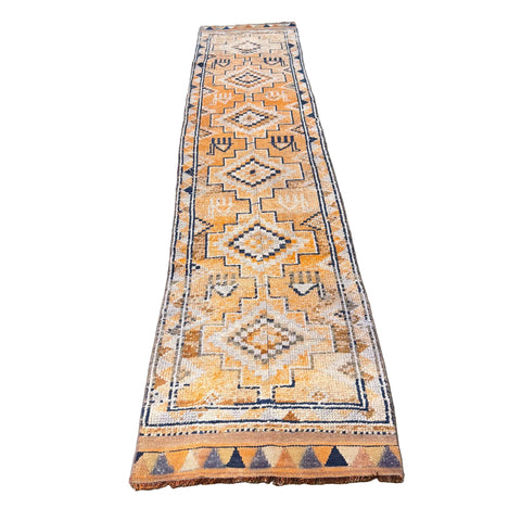 Blue/Or. Runner - 2'6x11'7
