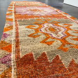 Pink/Or./Grey Runner 3’1x9’5