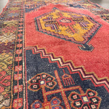 Red/Mustard Turkish Rug - 3'6x6'9