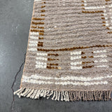 Beige/Brown Runner - 2'2x8'1