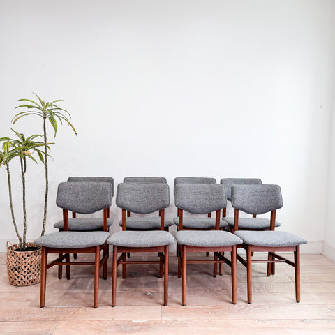 Set of 8 Gunlocke Dining Chairs