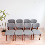 Set of 8 Gunlocke Dining Chairs