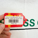Press On Records Baseball Tshirt M