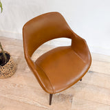Rare Arthur Umanoff Chair - New Leather