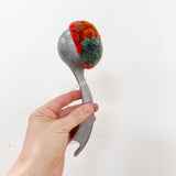 Vintage Arch Scoop Puff | Green + Orange