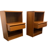 Pair of Teak Nightstands