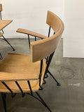 Vintage Wood w/ Wrought Iron Dining Set