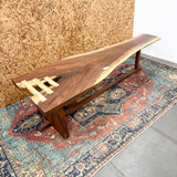 Walnut Nakashima Bench