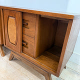 Pair of Walnut Nightstands by Young