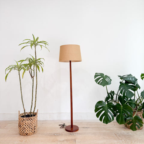 Mid Century Teak Floor Lamp
