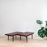 Pair of Mid Century Slat End Tables