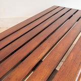 Pair of Mid Century Slat End Tables