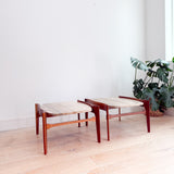 Pair of Rare Gordon's Fine Furniture End Tables