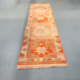 Turkish Runner - Orange/Blush 3'1x10'4